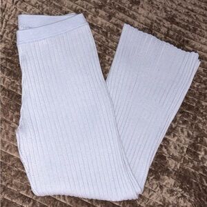 Aerie Soft Light Blue Knit Pants